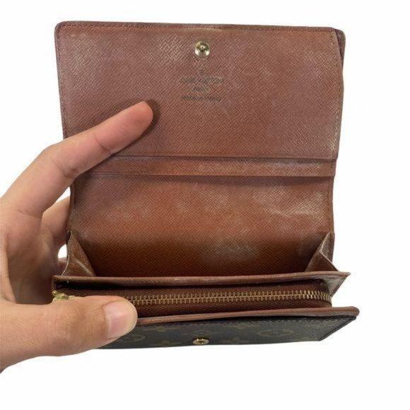 Authentic Louis Vuitton Wallet Porte Monnaie Billet Tresor LV Vintage - Picture 9 of 10